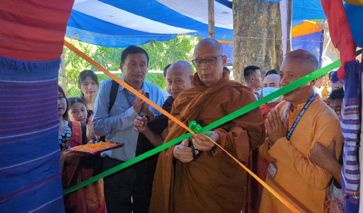 রাঙামাটি রাজবন বিহারে দুদিনের কঠিন চীবর দানোৎসব শুরু