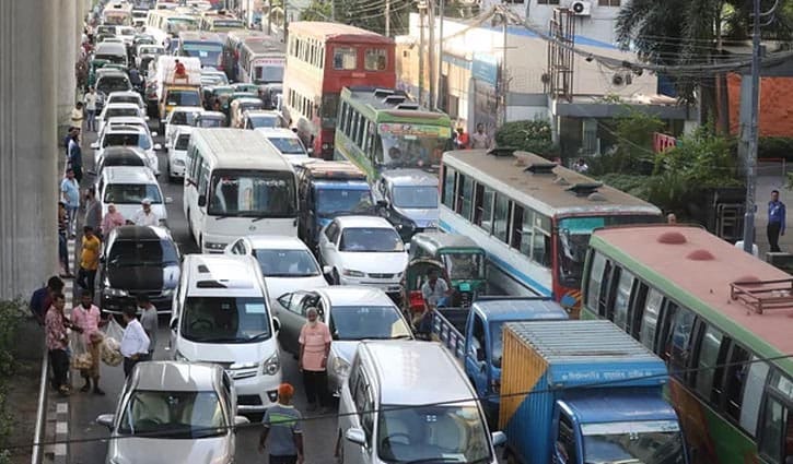 আন্দোলনে রাজধানীতে ‘অনাকাঙ্ক্ষিত’ যানজট, ডিএমপির দুঃখ প্রকাশ