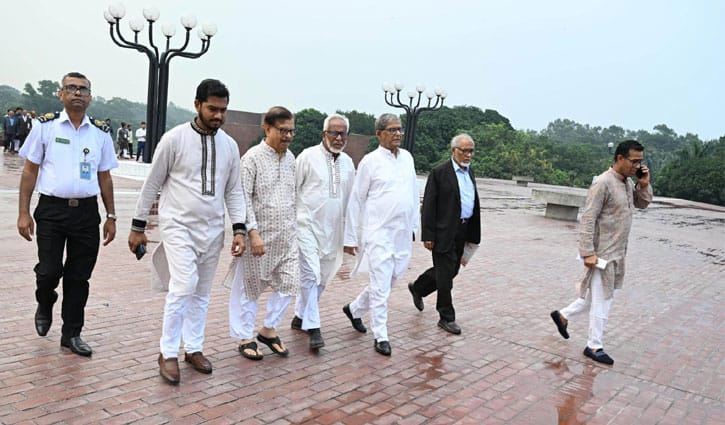 ২৫ রাজনৈতিক দলের যেসব নেতারা অংশ নিলেন