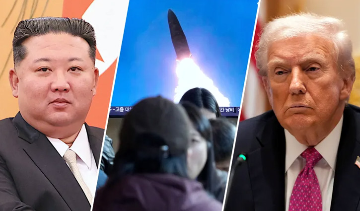 ট্রাম্পের দক্ষিণ কোরিয়া সফরের আগে উত্তর কোরিয়ার ক্ষেপণাস্ত্র পরীক্ষা