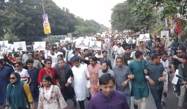 নিবন্ধন ও প্রতীক পাওয়ায় মিরপুরে এনসিপির আনন্দ মিছিল