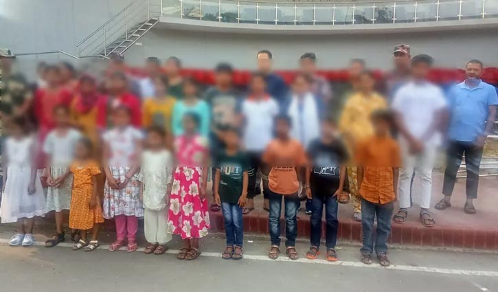 ভারতে কারাভোগ শেষে দেশে ফিরল ২০ শিশু 