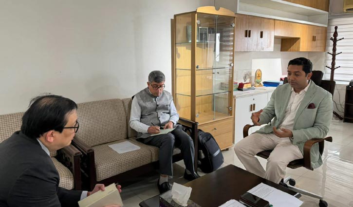 প্রাথমিক ও গণশিক্ষা প্রতিমন্ত্রীর সঙ্গে সিঙ্গাপুরের চার্জ দ্য এফেয়ার্সের সাক্ষাৎ