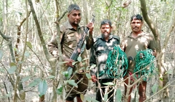 সুন্দরবনে ২ দিনে হরিণ শিকারের ৮৩টি ফাঁদ জব্দ