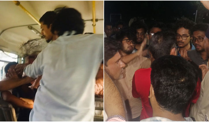 ইবির বাসে জুনিয়রকে মারধর, দুই বিভাগের শিক্ষার্থীদের মধ্যে সংঘর্ষ