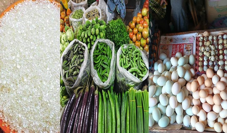 চাল-চিনিসহ বেড়েছে মাছ, ডিম ও সবজির দাম 