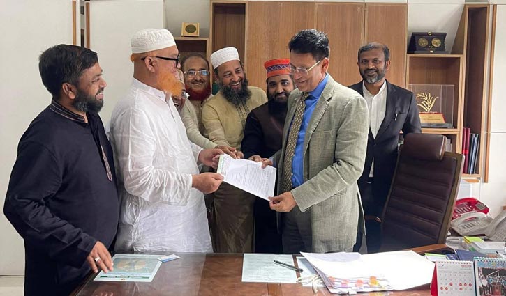 শিক্ষা মন্ত্রীকে স্মারকলিপি দিল ইসলামী ফ্রন্ট