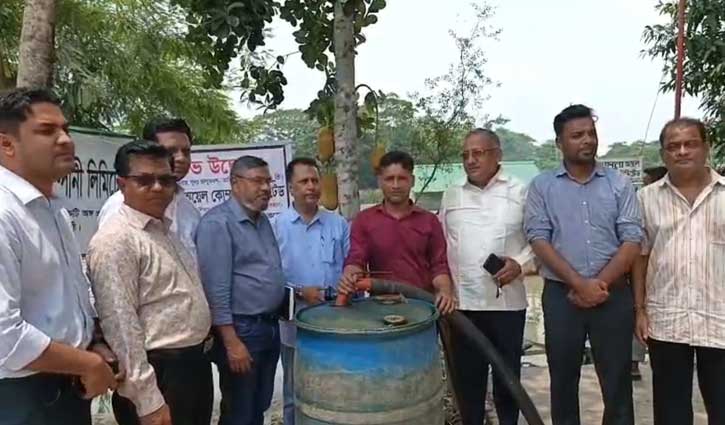 ঝালকাঠিতে যমুনা ওয়েল বার্জ ডিপোতে ডিজেল বিক্রি শুরু