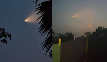 গোপালগঞ্জের আকাশে দেখা মিললো অদ্ভুত আলোর ঝলকানি