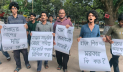 হামে শিশু মৃত্যুর প্রতিবাদে রাবিতে বিক্ষোভ