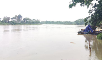 মৌলভীবাজারে বিপৎসীমার ওপরে জুড়ী নদীর পানি