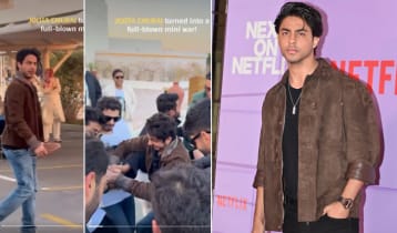 শাহরুখ পুত্রের ‘জুতা চুরির’ লড়াই