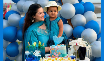 কন্যার জন্মদিনে পরীমণি বললেন—আমার ছোট্ট রঙিন প্রজাপতি