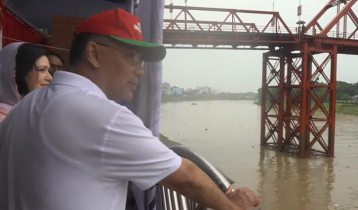 সুরমা নদীর তীর উন্নয়ন প্রকল্প উদ্বোধন করলেন প্রধানমন্ত্রী