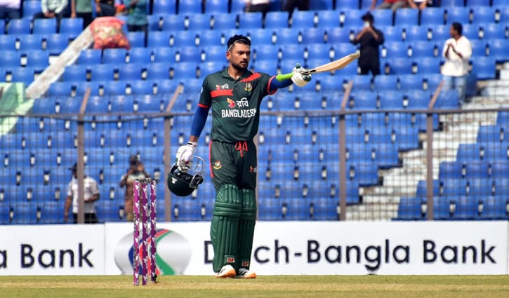 ধ্বংসস্তূপে সেঞ্চুরির ফুল শান্তর, লিটনের ঘাম ঝরানো ফিফটি