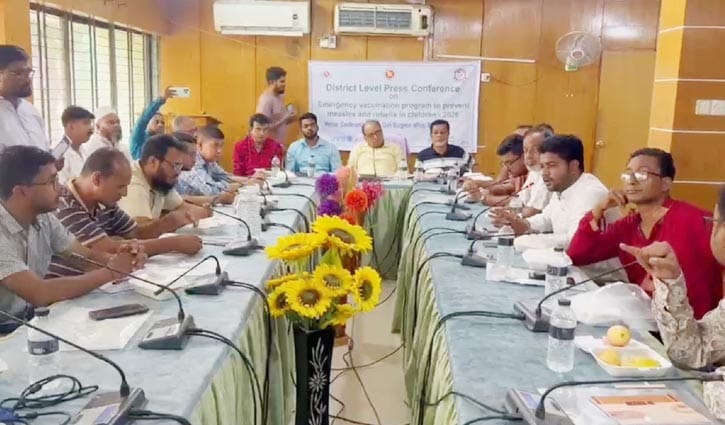 শরীয়তপুরে হামের টিকা পাবে দেড় লাখ শিশু