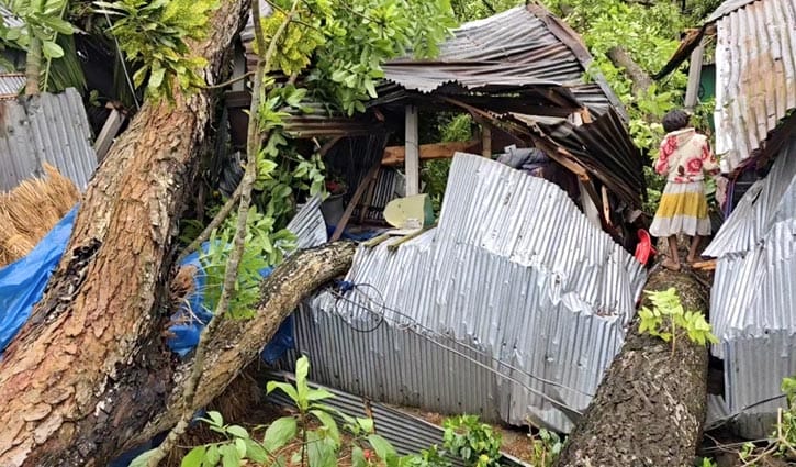 কালবৈশাখীর তাণ্ডবে লন্ডভন্ড ঠাকুরগাঁও, আহত ১