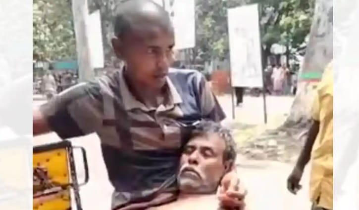 তেলের লাইনে দাঁড়িয়ে থাকা অবস্থায় লুটিয়ে পড়েন আলাউদ্দিন