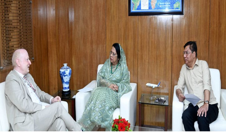 বিমানের উন্নয়নে জার্মানির সহযোগিতা কামনা  