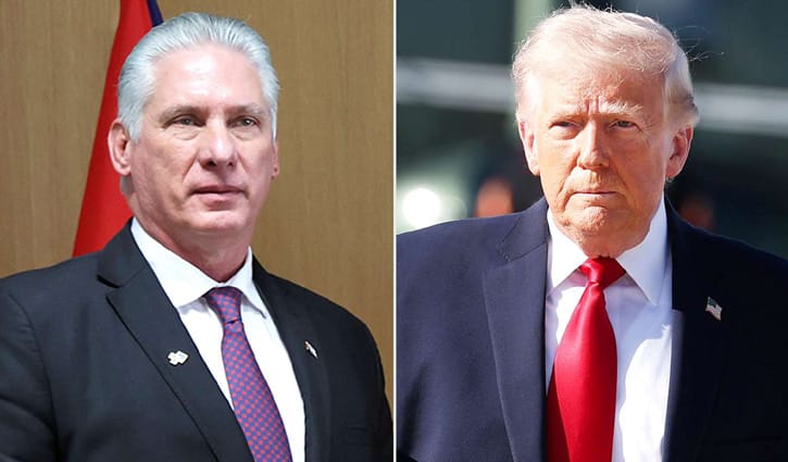 ট্রাম্পের হুমকির কড়া জবাব দিলেন কিউবার প্রেসিডেন্ট