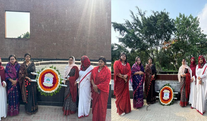মুক্তিযুদ্ধ ও জুলাই শহীদদের প্রতি এনসিপির দুই নারী এমপির শ্রদ্ধা