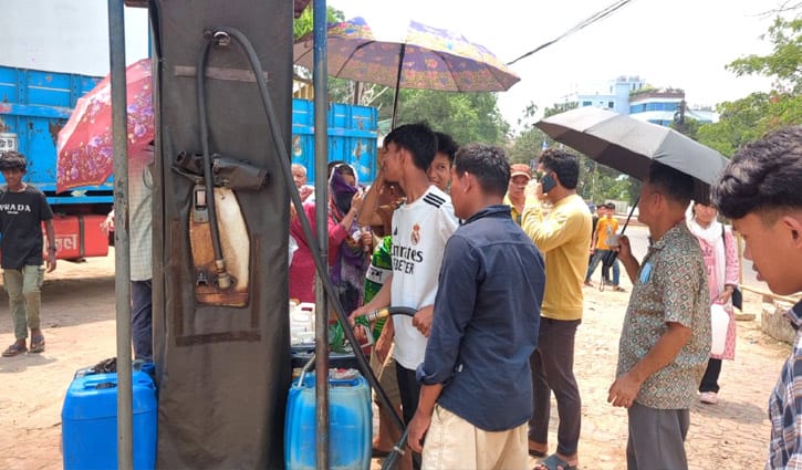 রাঙামাটিতে আগের দামেই মিলছে ডিজেল