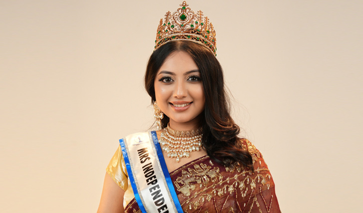 ‘মিসেস ইন্ডিপেন্ডেন্ট ইন্টারন্যাশনাল’ বিজয়ী বাংলাদেশের তমা