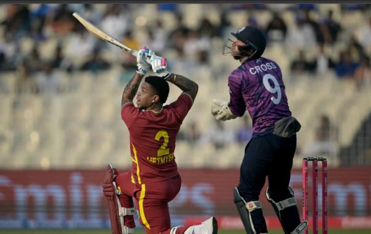 সকালে দলের সঙ্গে যোগ দিয়ে বিকেলে বিশ্বকাপের ম্যাচ জেতালেন হেটমায়ার