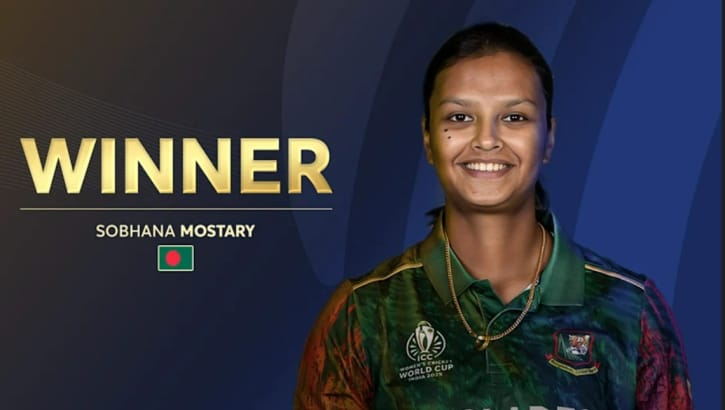 আইসিসির মাসসেরা খেলোয়াড়: নাহিদার পর সোবহানা