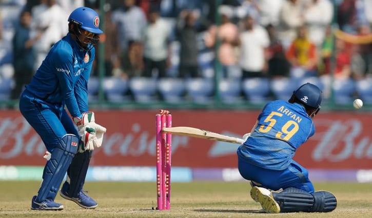 আফগানিস্তানকে ১৬১ রানের টার্গেট দিলো আরব আমিরাত