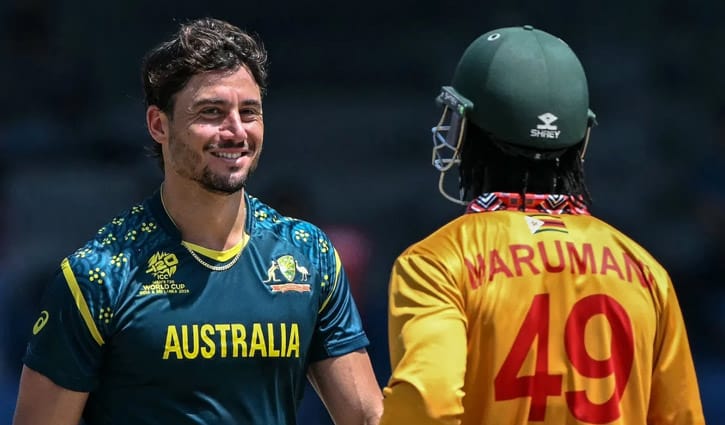 অস্ট্রেলিয়াকে চ্যালেঞ্জিং টার্গেট ছুড়ল জিম্বাবুয়ে