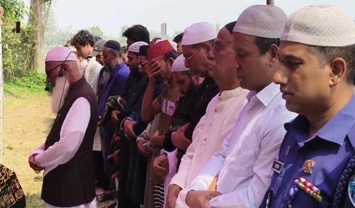 বিএনপি নেতা জয়নুল আবদীন ফারুকের স্ত্রীর জানাজা ও দাফন সম্পন্ন