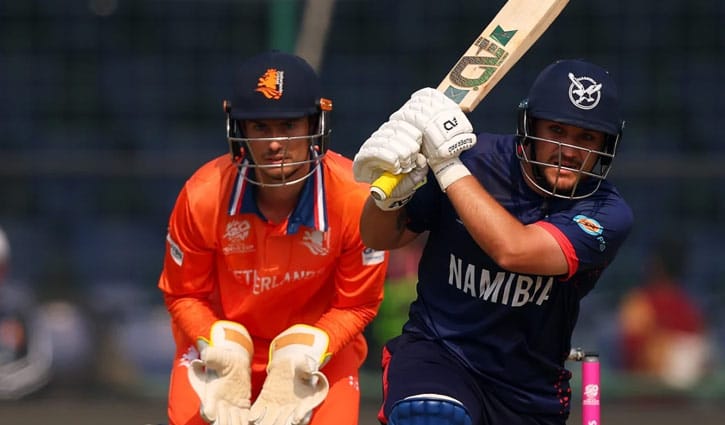 নেদারল্যান্ডসের বিপক্ষে লড়াই করার পুঁজি পেল নামিবিয়া
