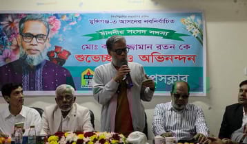 সাংবাদিকদের প্রতি এমপি রতন, ‘ভুল করলে লিখবেন’