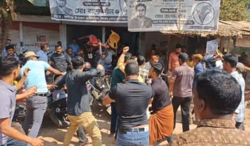 রাশেদ খানের সামনে বিএনপির ২ পক্ষের সংঘর্ষ, পুলিশসহ আহত ৮