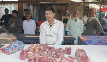 কুড়িগ্রামে পঁচা মাংস বিক্রি, জরিমানা