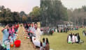 মতিহারের সবুজ চত্বরে খোলা আকাশের নিচে সম্প্রীতির গল্প