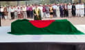 সংসদের দক্ষিণ প্লাজায় সাবেক এমপি আবদুল্লাহ ওয়াজেদের জানাজা
