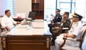 প্রধানমন্ত্রীর সঙ্গে তিন বাহিনীর প্রধানের সৌজন্য সাক্ষাৎ