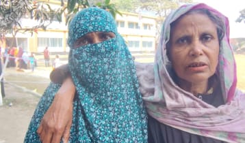 হার্টে ছিদ্র নিয়েও কেন্দ্রে এলেন মনোয়ারা বেগম