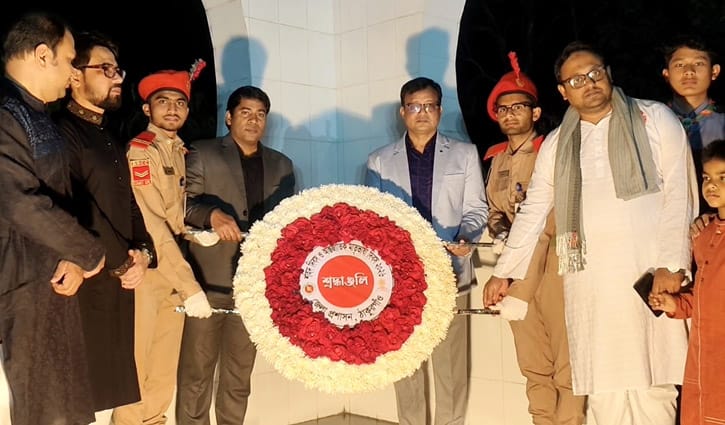 দেশের বিভিন্ন স্থানে গভীর শ্রদ্ধায় ভাষা শহীদদের স্মরণ