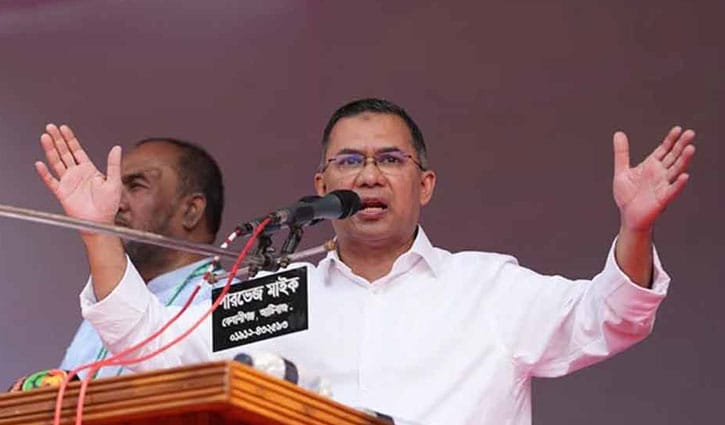 ঢাকার ৮ স্থানে তারেক রহমানের জনসভা আজ 