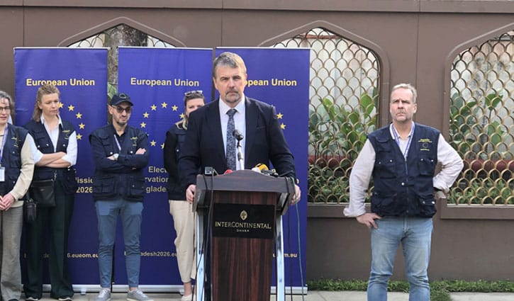 ভোটের পরিবেশ ইতিবাচক: ইইউর প্রধান পর্যবেক্ষক