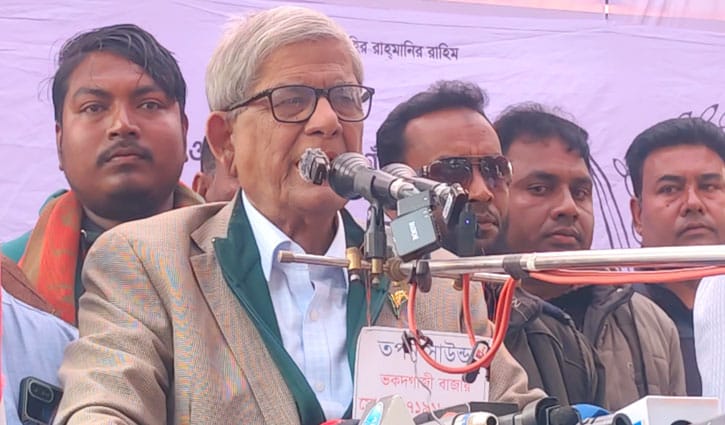 নির্দিষ্ট মার্কায় ভোট দিলে কি বেহেশতে যেতে পারে, প্রশ্ন মির্জা ফখরুলের