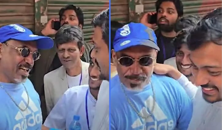 ভোটকেন্দ্রে কাবিলাকে পেয়ে উচ্ছ্বসিত নাসীরুদ্দীন পাটওয়ারী