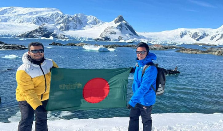 অ্যান্টার্কটিকায় দুই বাংলাদেশি ভ্লগার