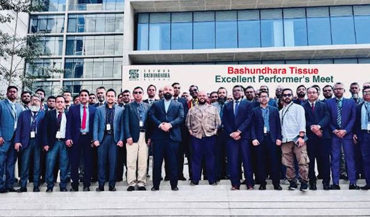 বসুন্ধরা টিস্যুর পারফরমারস মিট অনুষ্ঠিত