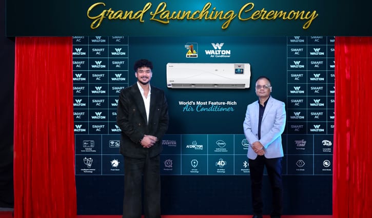 ওয়ালটনের এআই, আইওটি সমৃদ্ধ ফিচারযুক্ত এসি উদ্বোধন করলেন তাসকিন