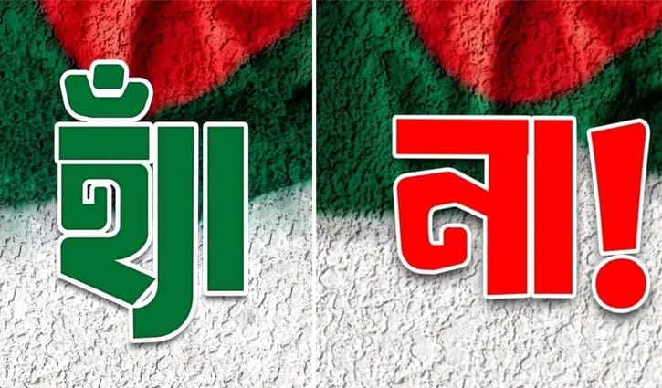 গণভোটের ফলাফলে কমল ১০ লাখ ৭৩ হাজার ভোট