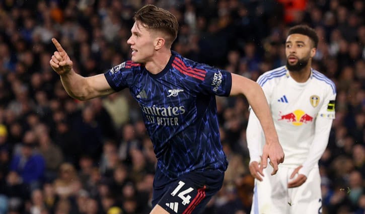 বড় জয়ে শীর্ষে আরও স্বচ্ছন্দে আর্সেনাল